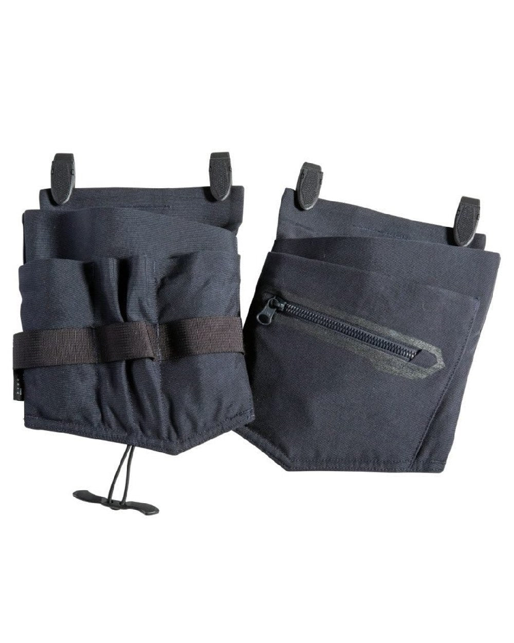 Dark Navy Coloured Mascot Workwear Customized Electrician Holster Pockets on white background 