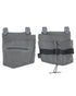 Stone Grey Coloured Mascot Workwear Customized Electrician Holster Pockets on white background 