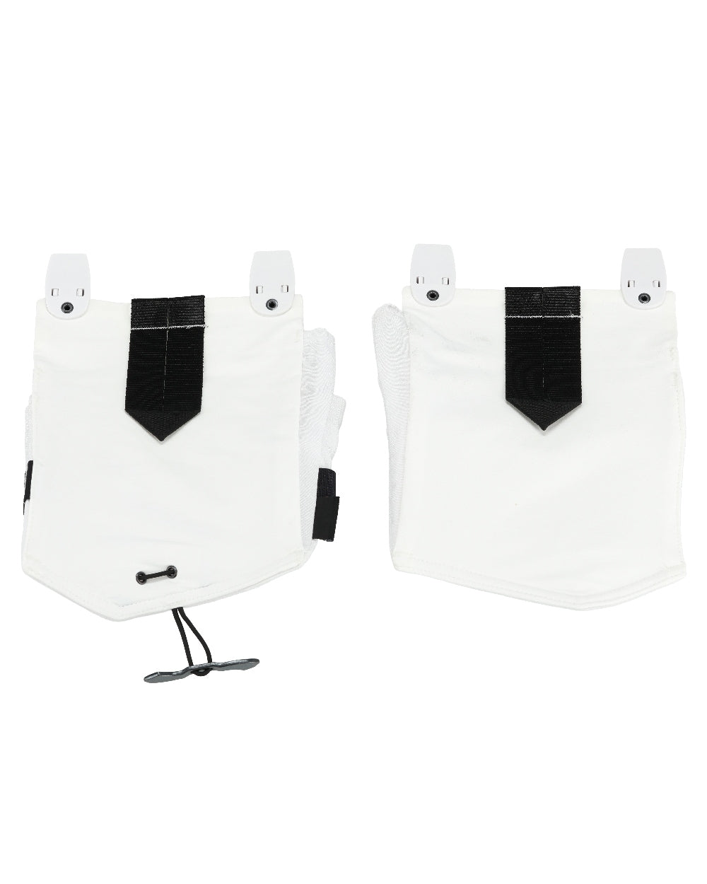 White Coloured Mascot Workwear Customized Electrician Holster Pockets on white background 