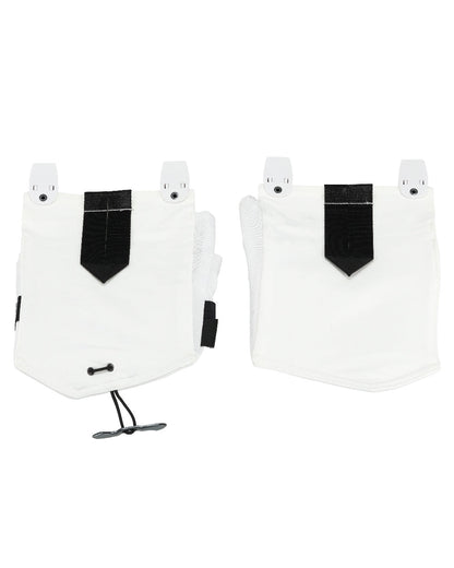 White Coloured Mascot Workwear Customized Electrician Holster Pockets on white background 