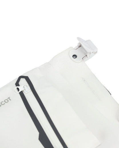 White Coloured Mascot Workwear Customized Electrician Holster Pockets on white background 