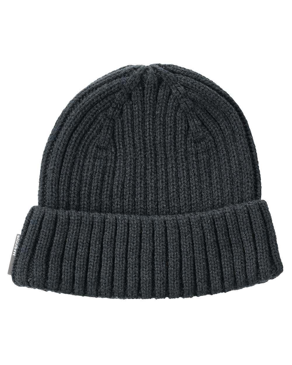 Dark Navy Coloured Mascot Workwear Customized Knitted Hat on white background 
