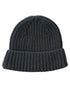 Dark Navy Coloured Mascot Workwear Customized Knitted Hat on white background 