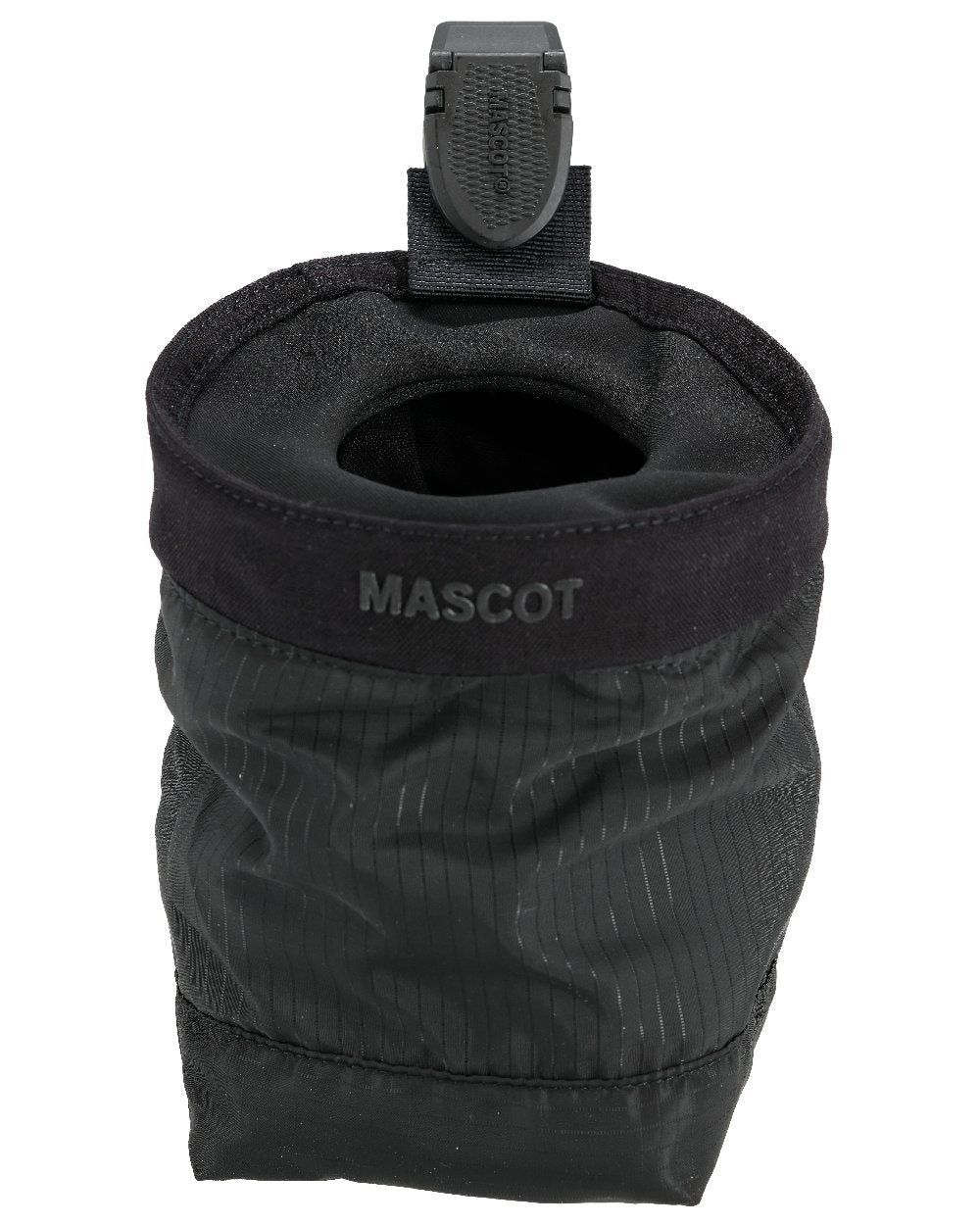Black Coloured Mascot Workwear Customized Round Holster Pocket on white background 