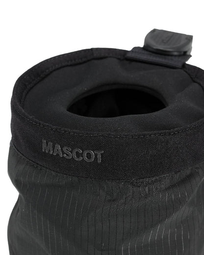 Black Coloured Mascot Workwear Customized Round Holster Pocket on white background 