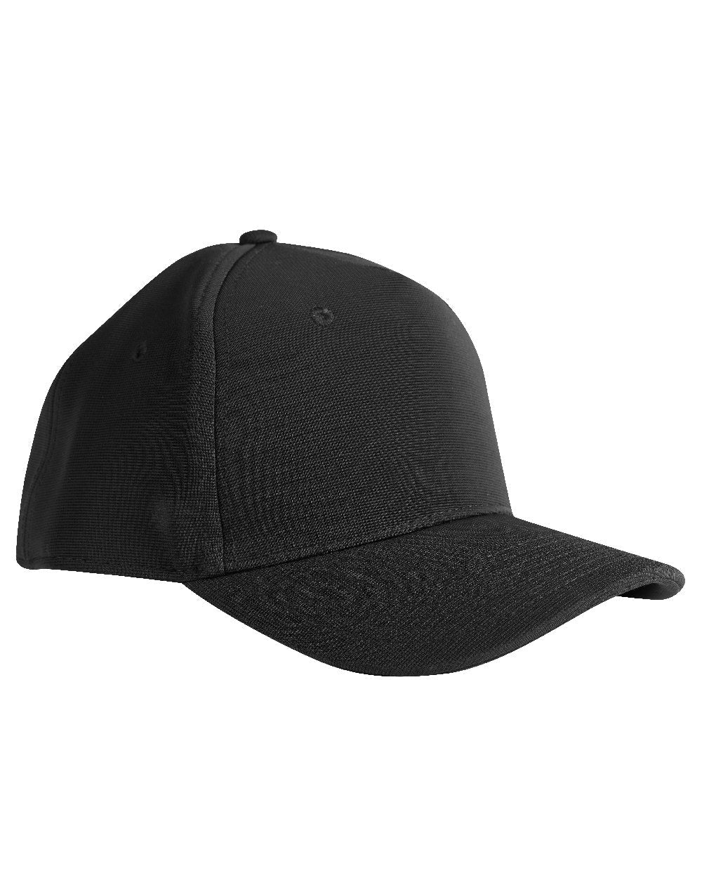 Black Coloured Mascot Workwear Customized Adjustable Cap on white background