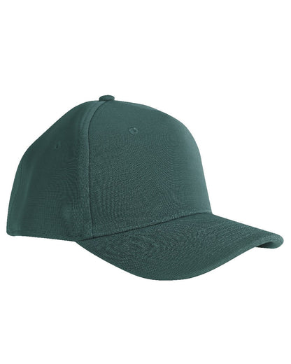 Forest Green Coloured Mascot Workwear Customized Adjustable Cap on white background 