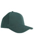 Forest Green Coloured Mascot Workwear Customized Adjustable Cap on white background 