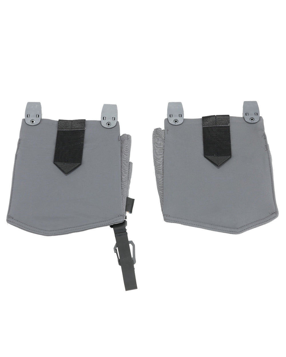 Stone Grey Coloured Mascot Workwear Customized Set of Two Painter Holster Pockets on white background 