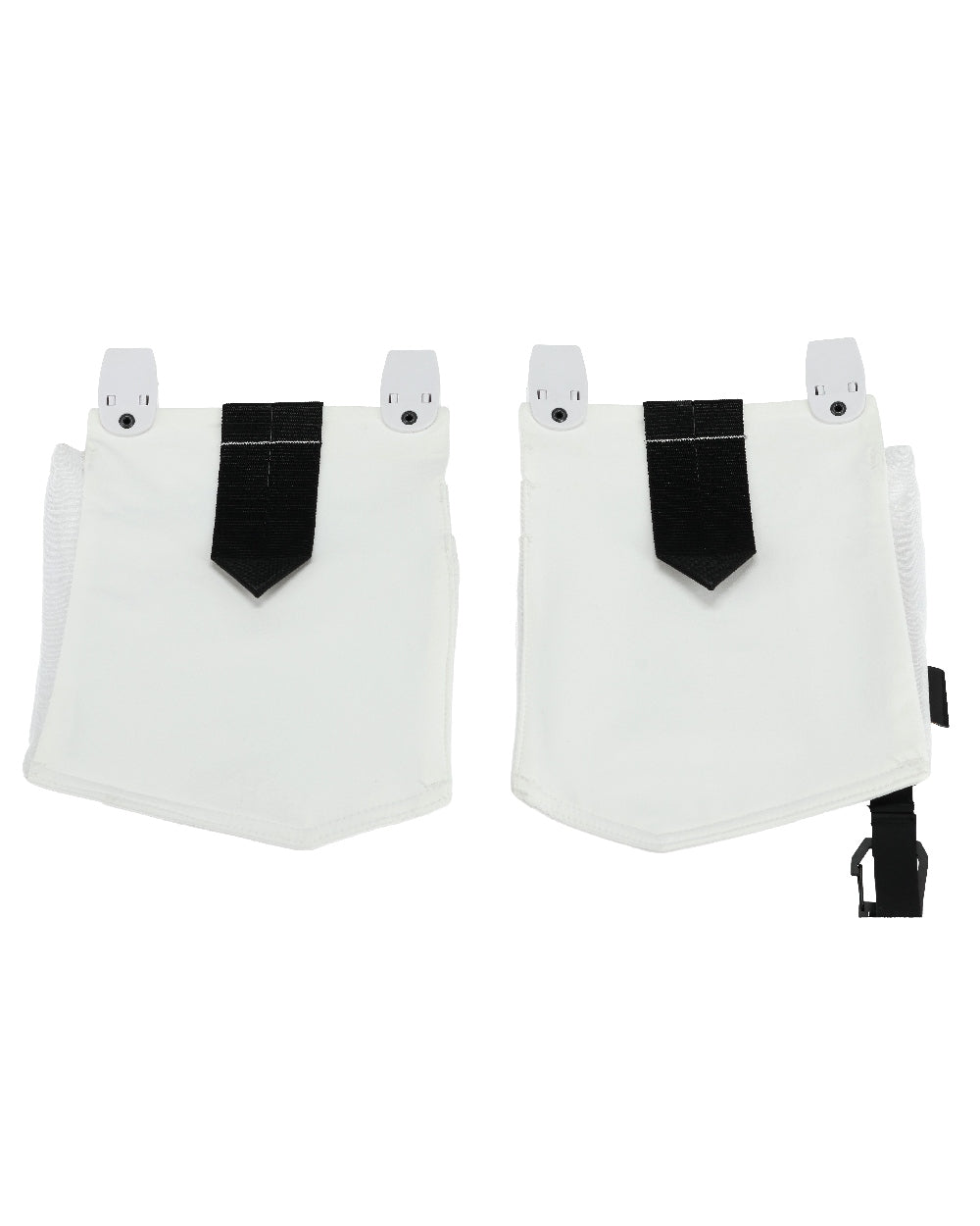 White Coloured Mascot Workwear Customized Set of Two Painter Holster Pockets on white background 