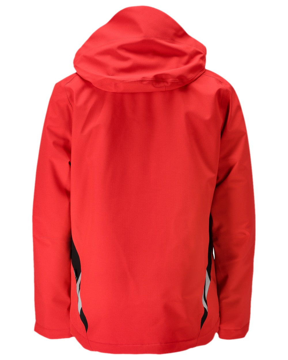 Traffic Red Black Coloured Mascot Workwear Mens Accelerate Breathable Winter Jacket on white background 