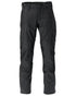 Black Coloured Mascot Workwear Mens Accelerate Cotton Trousers With Kneepad Pockets on white background 