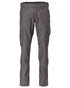 Dark Anthracite Coloured Mascot Workwear Mens Accelerate Cotton Trousers With Thigh Pockets on white background 