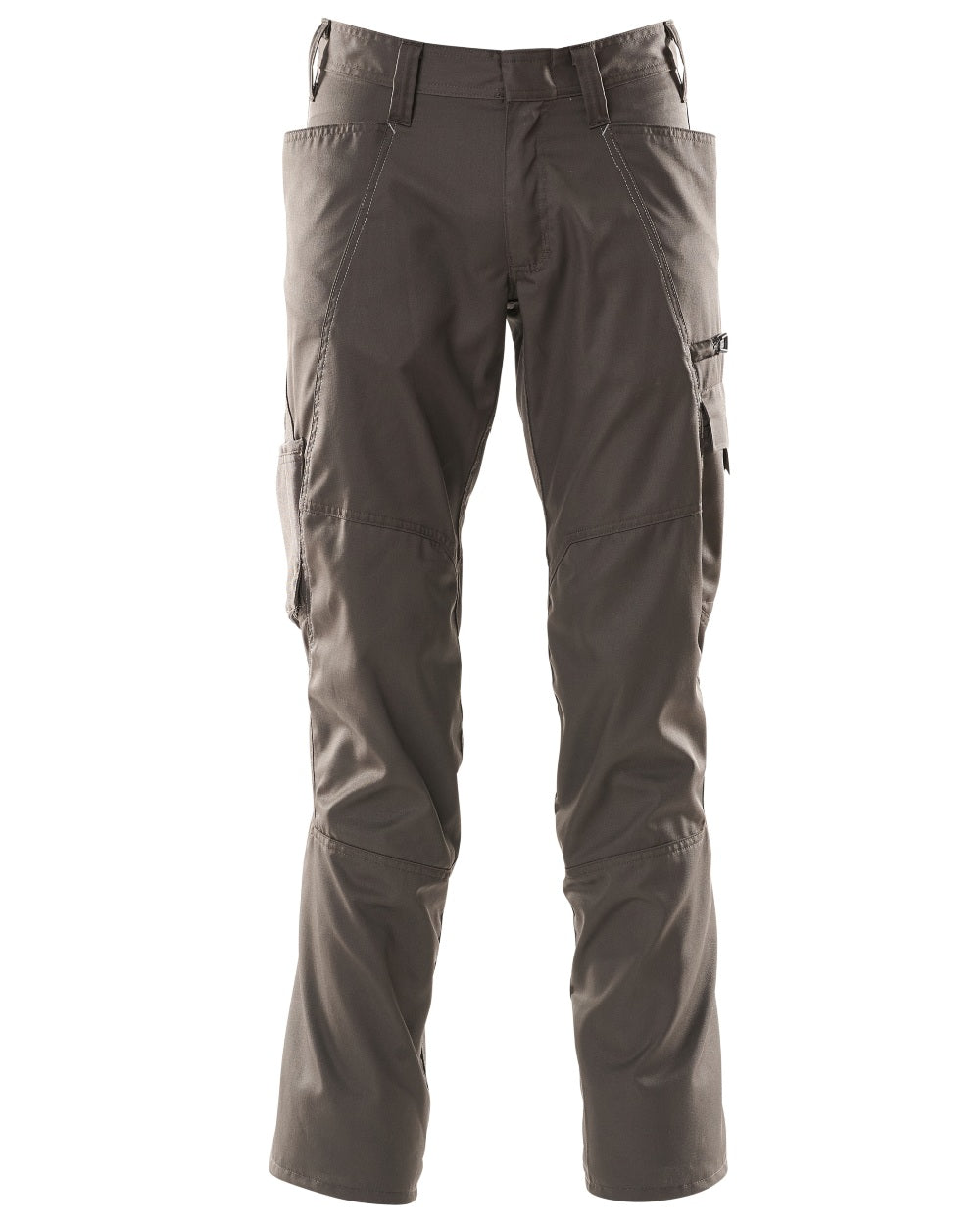 Dark Anthracite Coloured Mascot Workwear Mens Accelerate Extra Lightweight Trousers on white background 