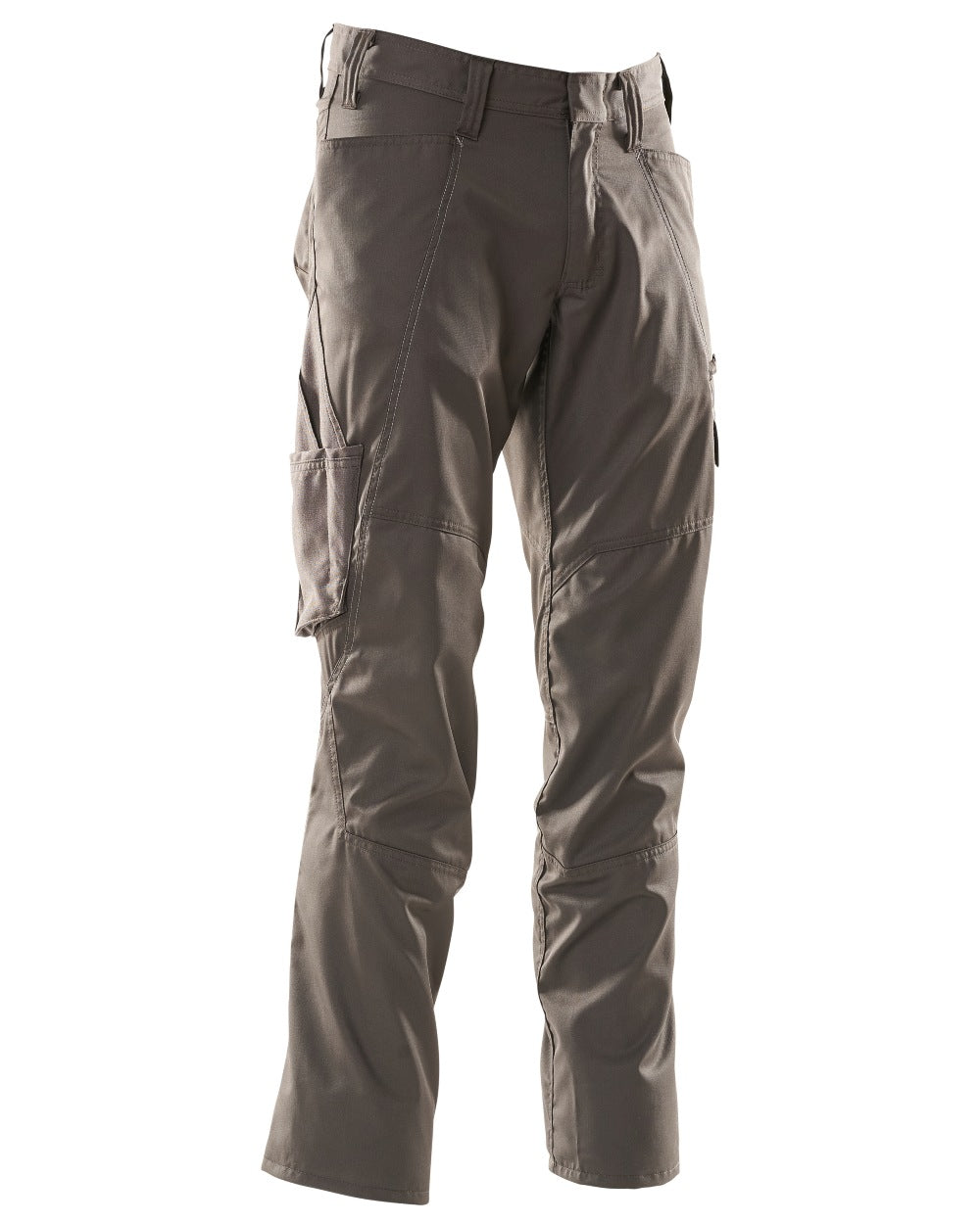 Dark Anthracite Coloured Mascot Workwear Mens Accelerate Extra Lightweight Trousers on white background 