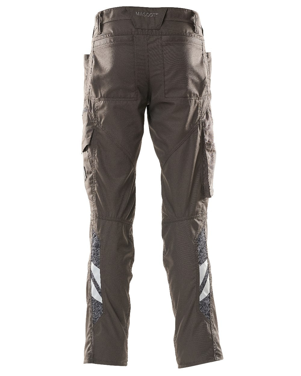 Dark Anthracite Coloured Mascot Workwear Mens Accelerate Extra Lightweight Trousers on white background 