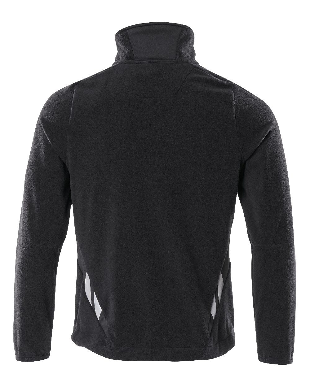 Black Coloured Mascot Workwear Mens Accelerate Fleece Jacket on white background 