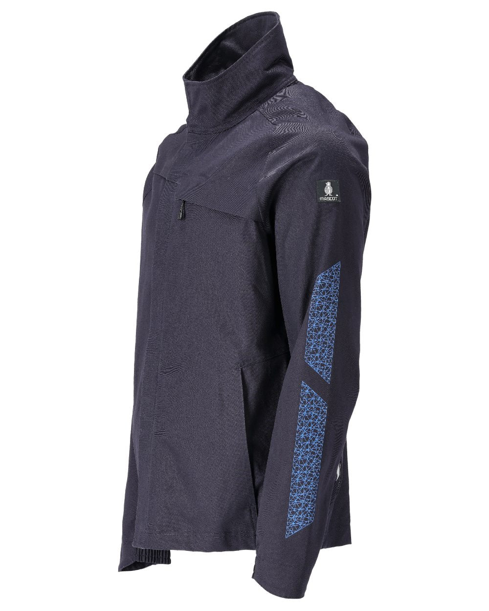 Dark Navy Mascot Workwear Mens Accelerate Jacket on white background 