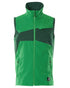 Grass Green Coloured Mascot Workwear Mens Accelerate Lightweight Gilet on white background 