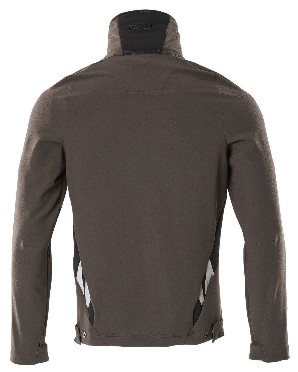 Dark Anthracite Black Coloured Mascot Workwear Mens Accelerate Lightweight Jacket on white background 