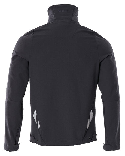 Dark Navy Coloured Mascot Workwear Mens Accelerate Lightweight Jacket on white background 