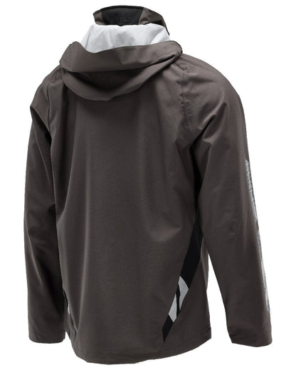 Dark Anthracite Black Coloured Mascot Workwear Mens Accelerate Lightweight Outer Shell Jacket on white background 
