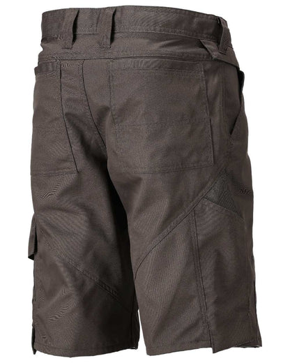 Dark Anthracite Coloured Mascot Workwear Mens Accelerate Lightweight Shorts on white background 
