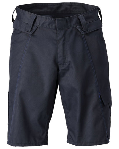 Dark Navy Coloured Mascot Workwear Mens Accelerate Lightweight Shorts on white background 