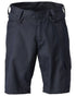Dark Navy Coloured Mascot Workwear Mens Accelerate Lightweight Shorts on white background 