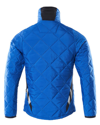 Azure Blue Dark Navy Coloured Mascot Workwear Mens Accelerate Lightweight Thermal Jacket on white background 