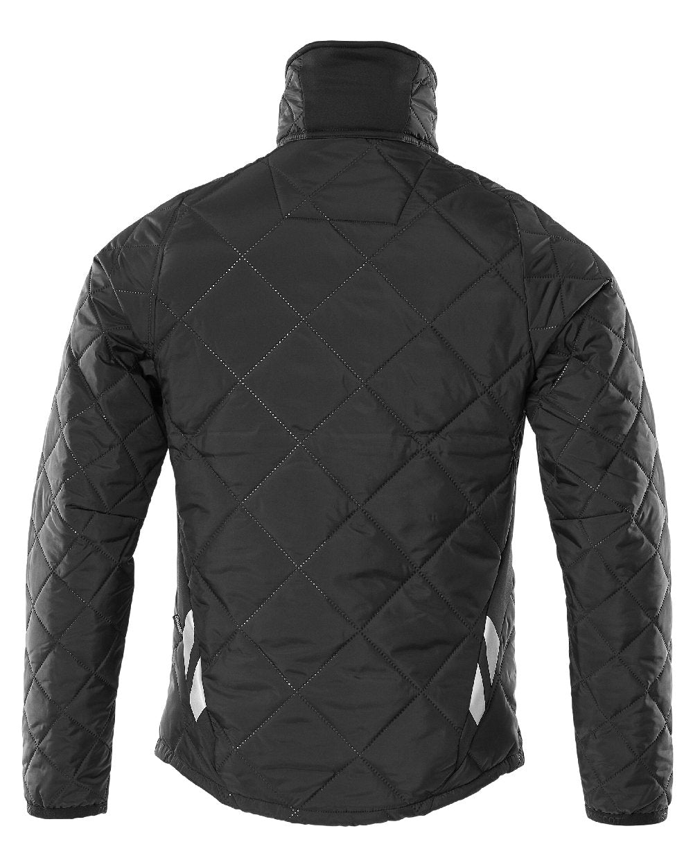 Black Coloured Mascot Workwear Mens Accelerate Lightweight Thermal Jacket on white background 