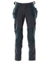 Dark Navy Coloured Mascot Workwear Mens Accelerate Lightweight Trousers With Holster Pockets on white background 