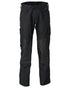 Black Coloured Mascot Workwear Mens Accelerate Lightweight Trousers With Kneepad Pockets on white background 