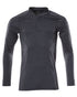 Dark Navy Coloured Mascot Workwear Mens Accelerate Long Sleeved Polo Shirt on white background 