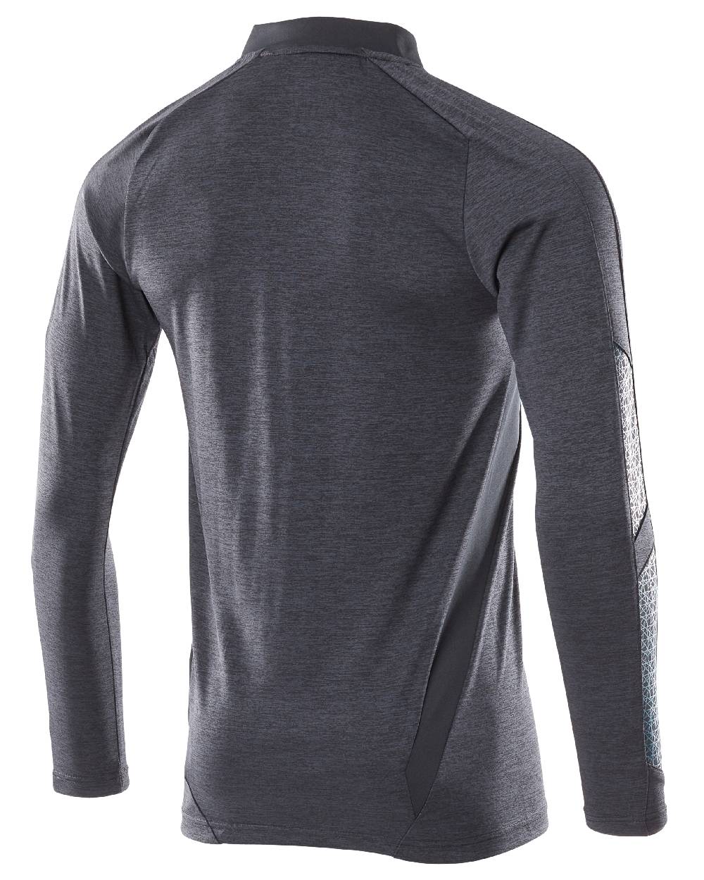 Dark Navy Coloured Mascot Workwear Mens Accelerate Long Sleeved Polo Shirt on white background 