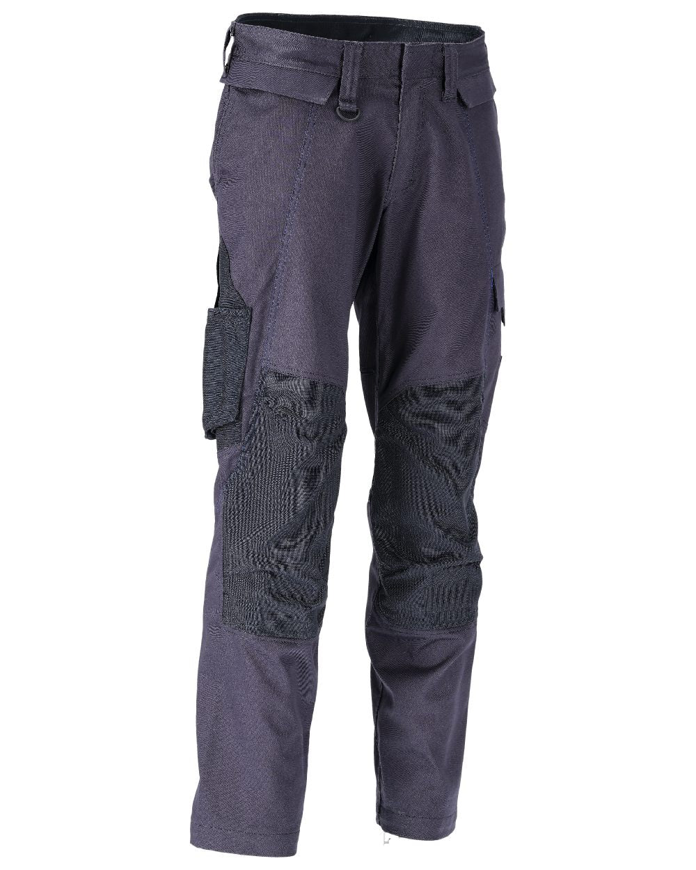 Dark Navy Coloured Mascot Workwear Mens Accelerate Organic Cotton Trousers on white background 