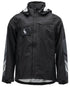 Black Coloured Mascot Workwear Mens Accelerate Outer Shell Jacket on white background 
