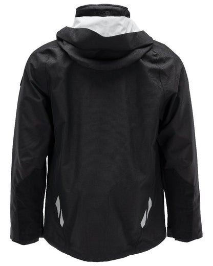 Black Coloured Mascot Workwear Mens Accelerate Outer Shell Jacket on white background 