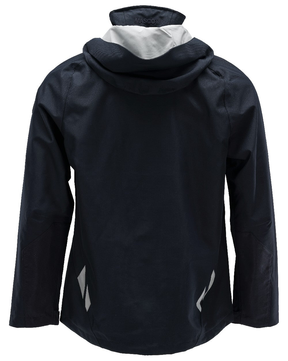 Dark Navy Coloured Mascot Workwear Mens Accelerate Outer Shell Jacket on white background 