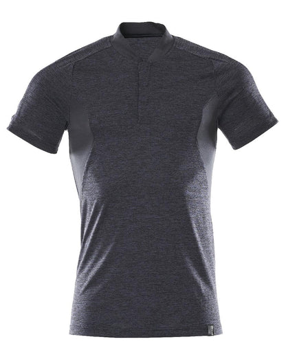 Dark Navy Coloured Mascot Workwear Mens Accelerate Polo Shirt on white background 