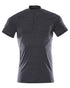 Dark Navy Coloured Mascot Workwear Mens Accelerate Polo Shirt on white background 