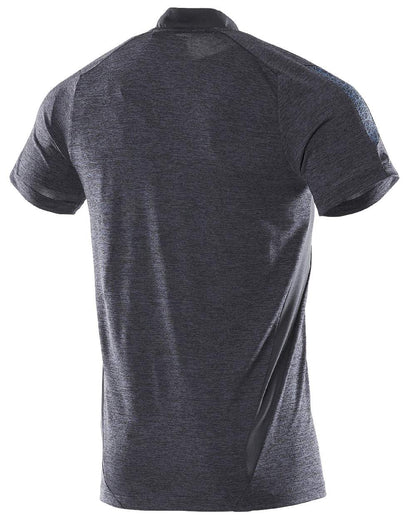 Dark Navy Coloured Mascot Workwear Mens Accelerate Polo Shirt on white background 