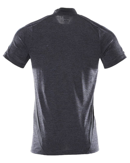 Dark Navy Coloured Mascot Workwear Mens Accelerate Polo Shirt on white background 