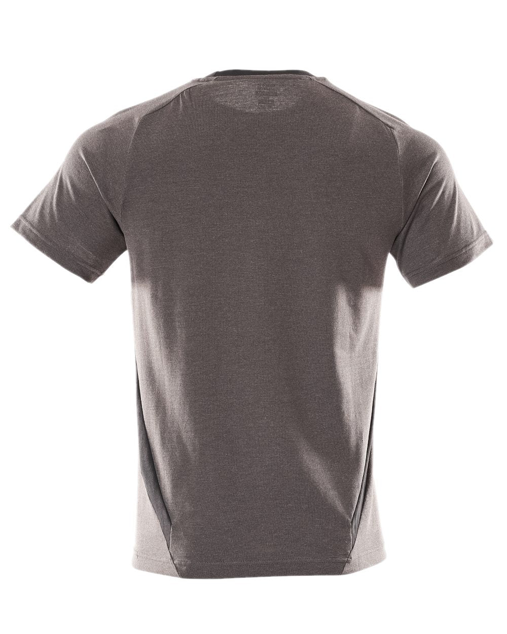 Dark Anthracite Black Coloured Mascot Workwear Mens Accelerate Round Neck T-Shirt on white background 