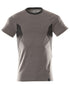Dark Anthracite Black Colored Mascot Workwear Mens Accelerate Short Sleeve T-Shirt on white background 