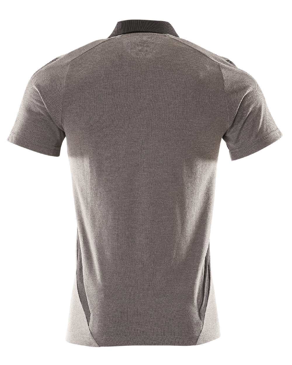 Dark Anthracite Black Coloured Mascot Workwear Mens Accelerate Short Sleeved Polo Shirt on white background 