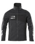 Black Coloured Mascot Workwear Mens Accelerate Stretch Zones Jacket on white background 