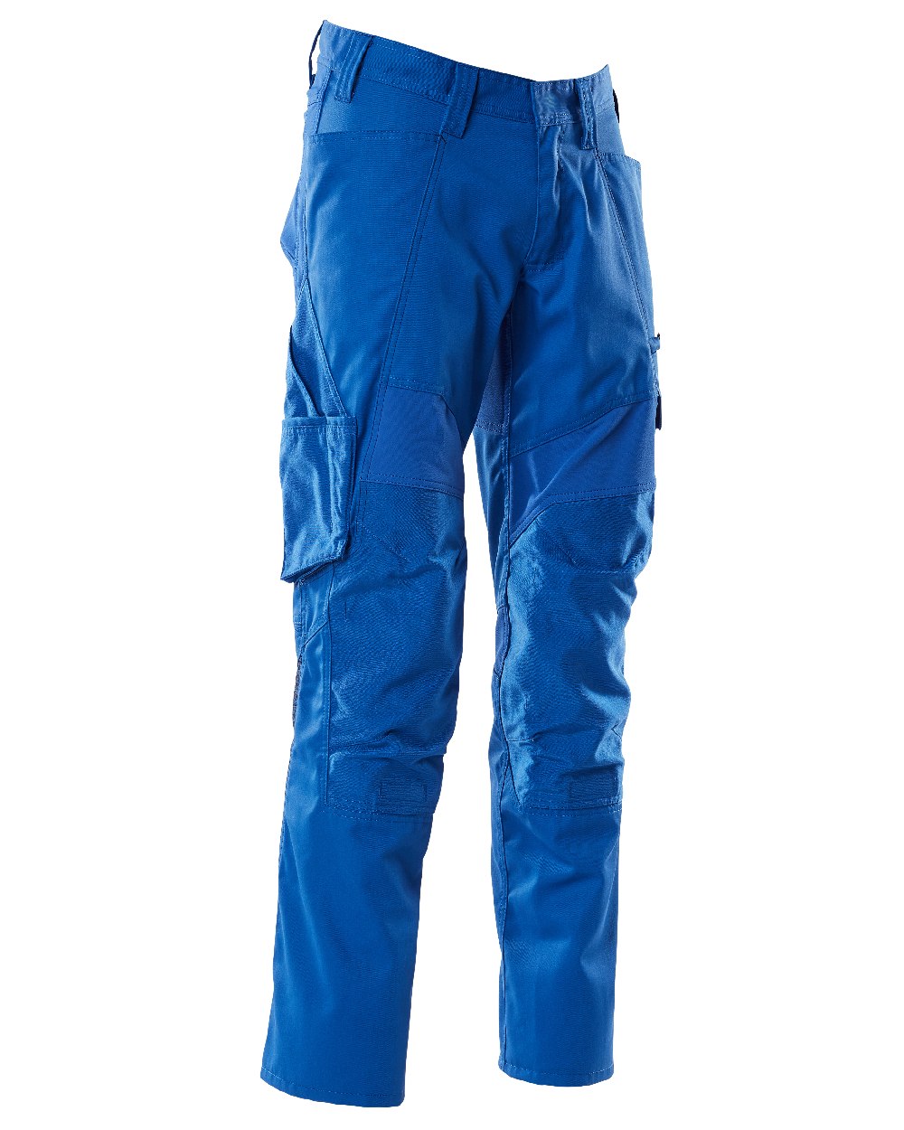 Azure Blue Coloured Mascot Workwear Mens Accelerate Stretch Zones Trousers on white background 