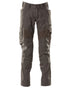 Dark Anthracite Coloured Mascot Workwear Mens Accelerate Stretch Zones Trousers on white background 