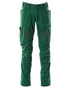 Green Coloured Mascot Workwear Mens Accelerate Stretch Zones Trousers on white background 